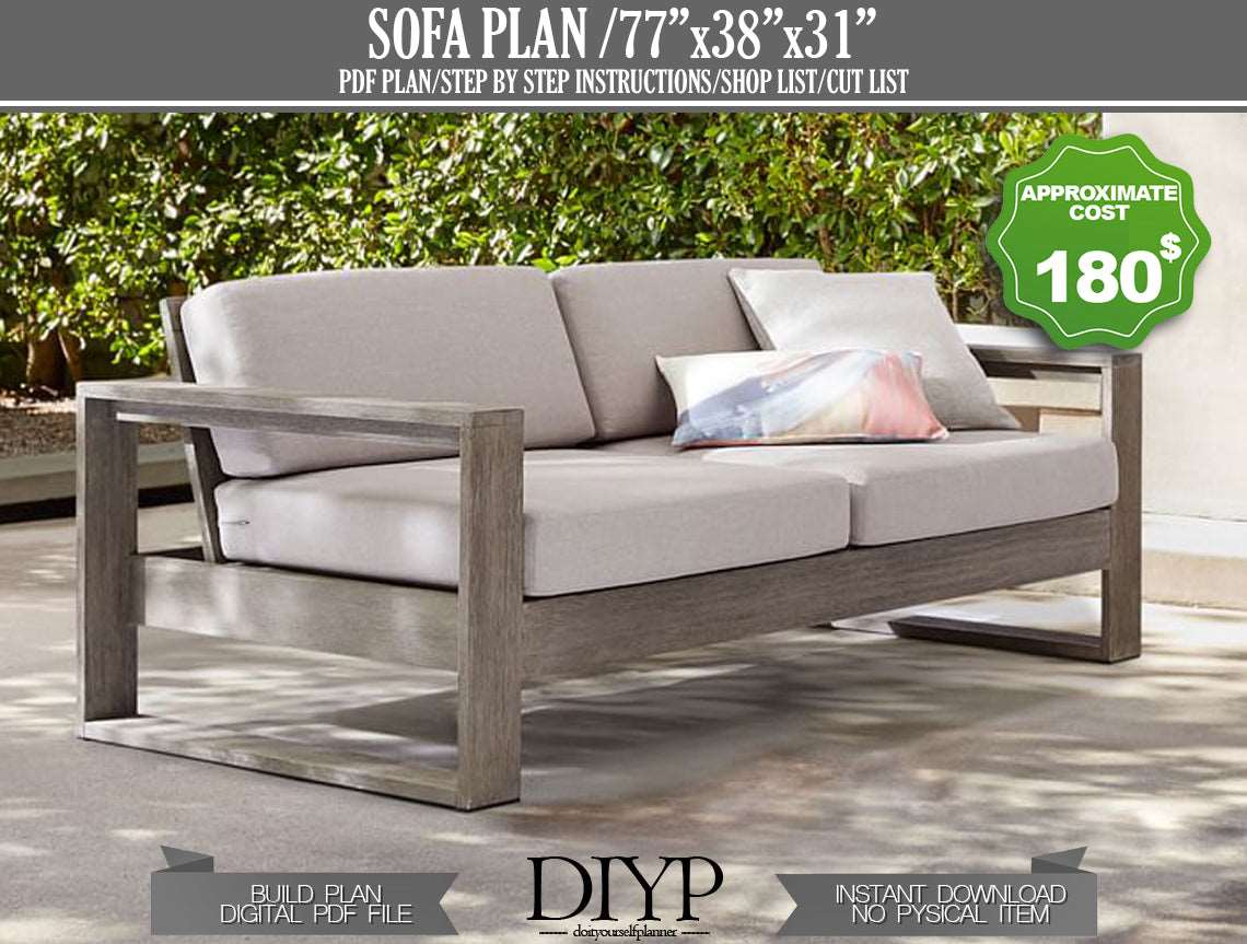 DIY Wooden Sofa Plan: Build a Comfortable and Stylish Seating with Woodworking