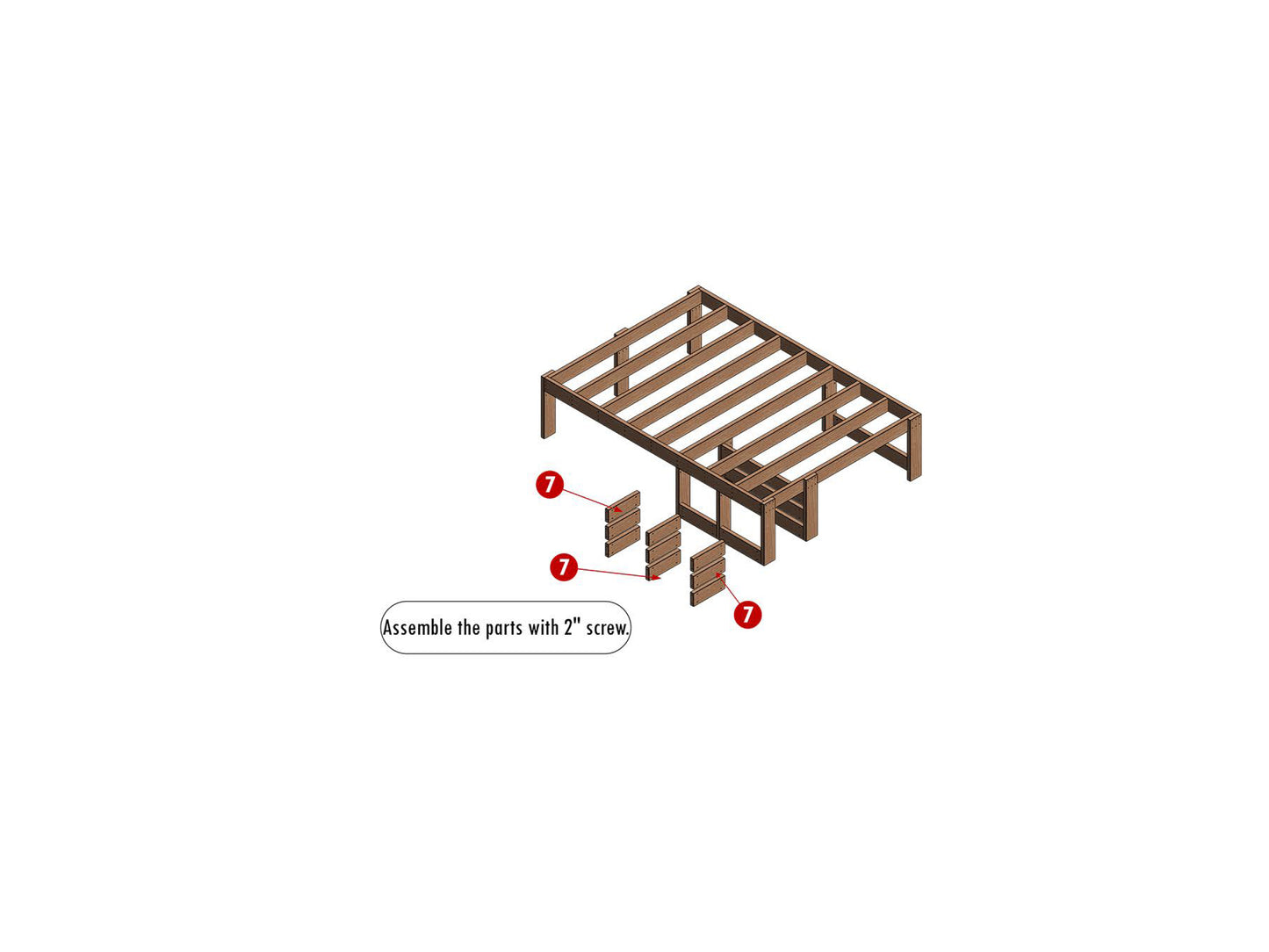 DIY Queen Bunk, Storage: Wood Plan & Animation