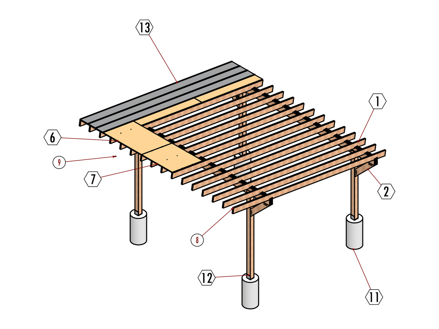 Build Your Own 15x14 Lean-To Carport - DIY Carport Plans with Video Guide