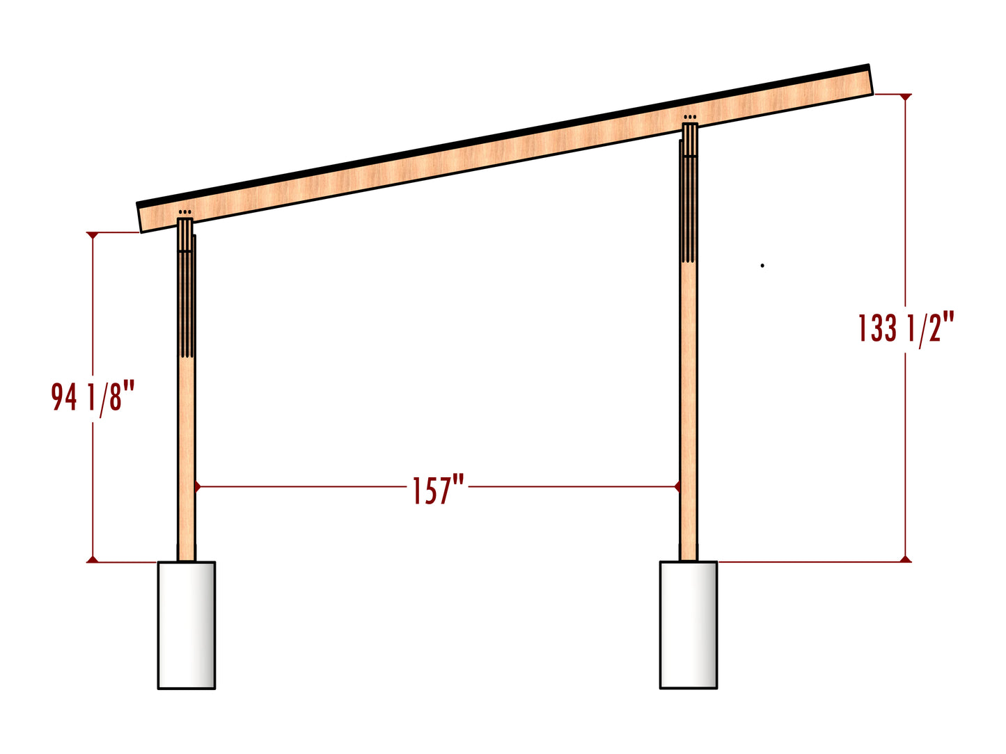 Build Your Own 15x14 Lean-To Carport - DIY Carport Plans with Video Guide