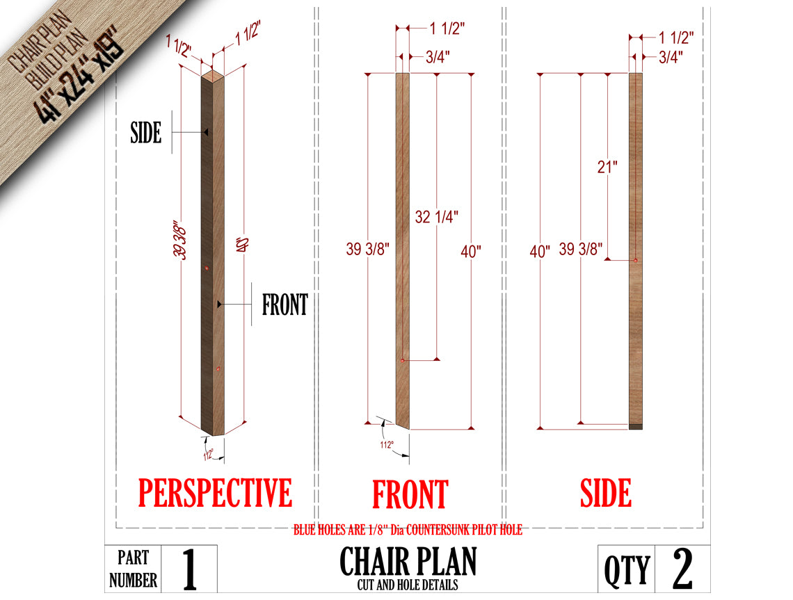 Modern Wooden Chair with Rope Seat Plans