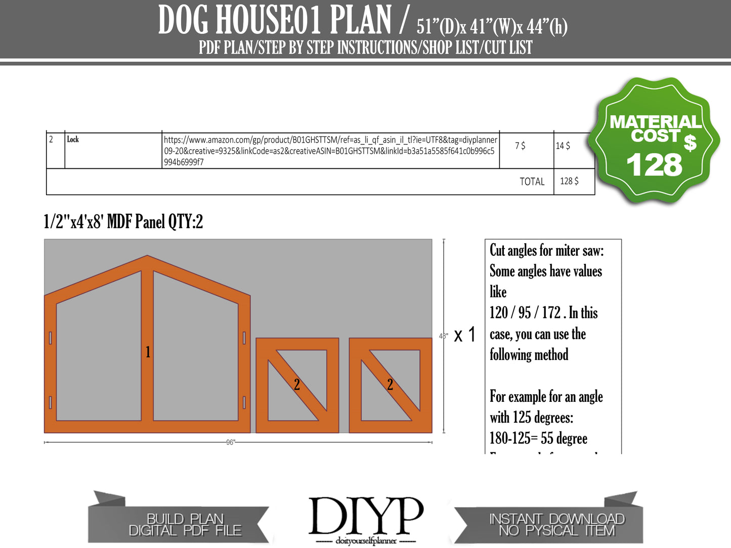 Dog House 01 - DIY Dog House Plans with 3D Animation - Build Your Best Friend a Home