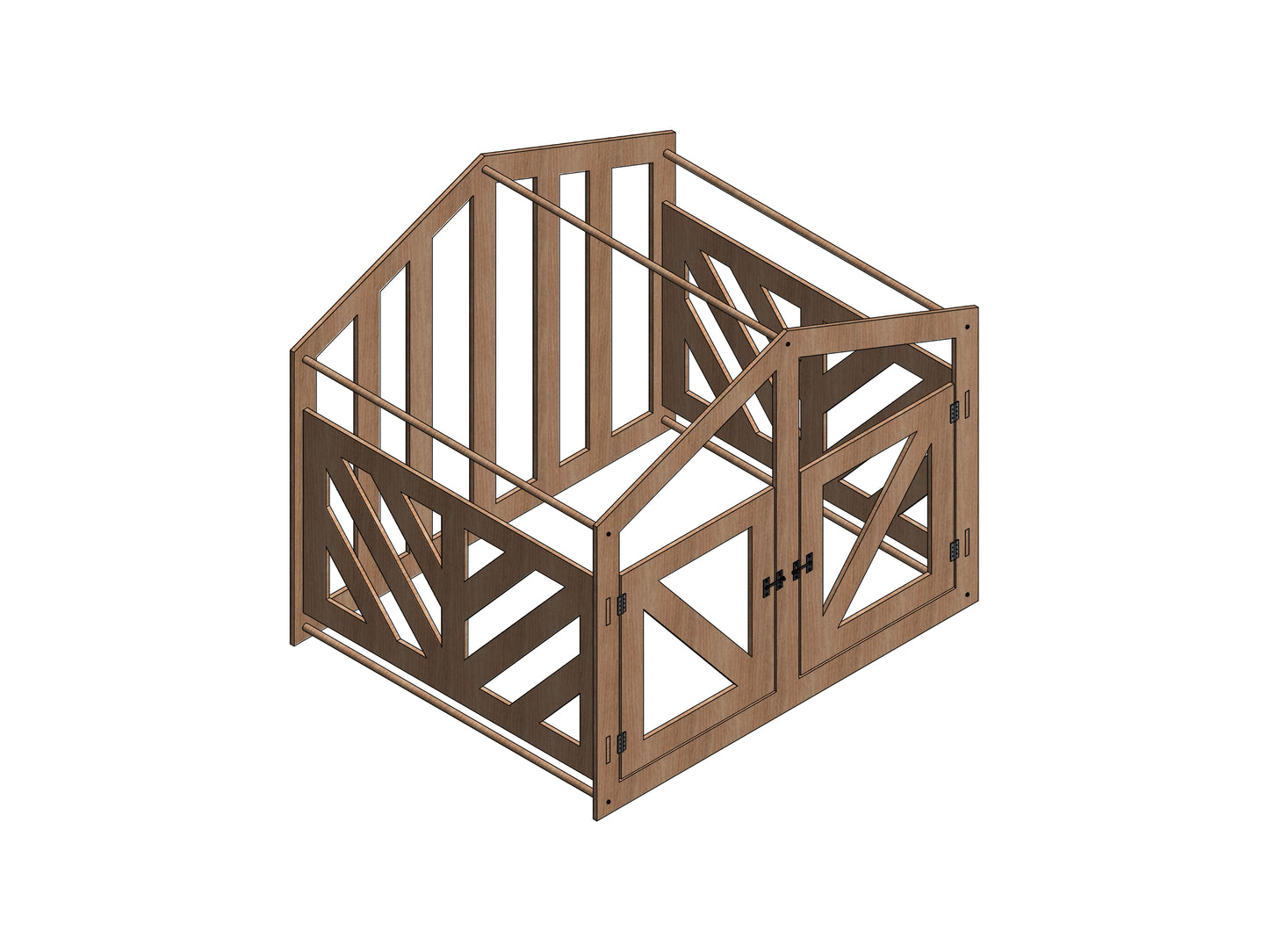Dog House 01 - DIY Dog House Plans with 3D Animation - Build Your Best Friend a Home