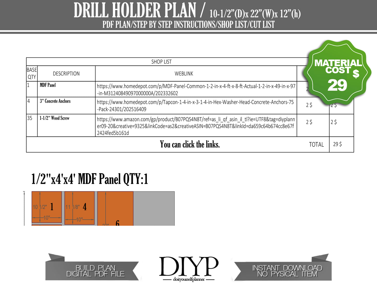 DIY Drill Holder Plans - Build Your Own Wall-Mounted Drill Organizer & Charging Station
