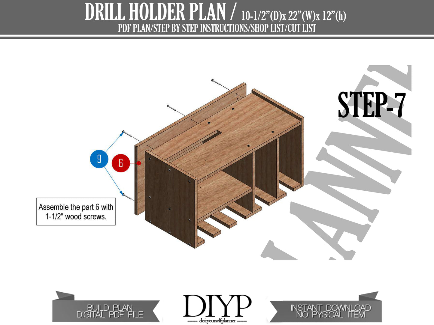 DIY Drill Holder Plans - Build Your Own Wall-Mounted Drill Organizer & Charging Station