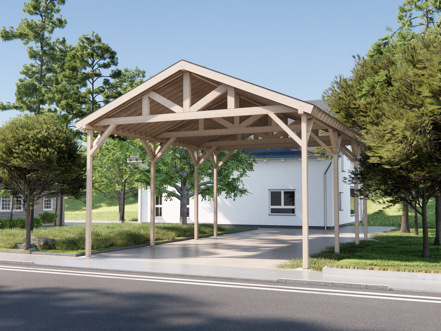 DIY Gable Carport Plans - Spacious 36x28 Carport with Video Guide