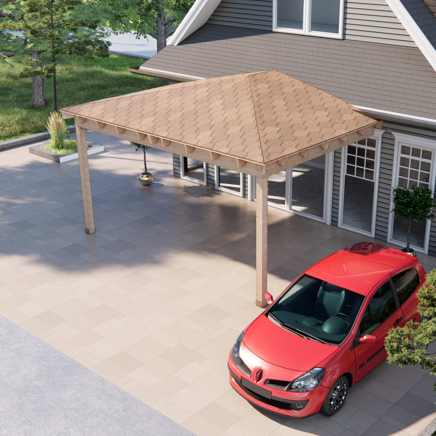 Build Your Own Porch: Easy-to-Follow DIY Plan with Cutting List & Shopping List (18x12ft)