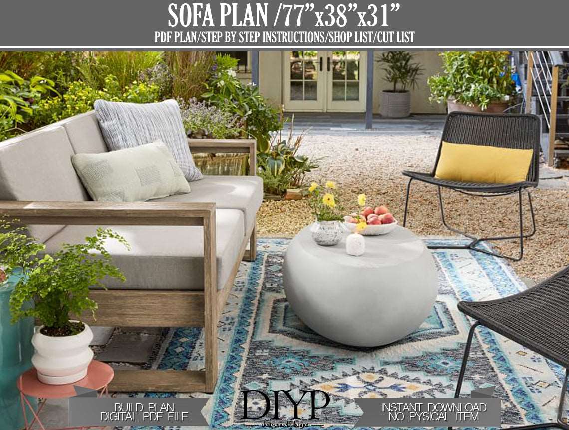 DIY Wooden Sofa Plan: Build a Comfortable and Stylish Seating with Woodworking