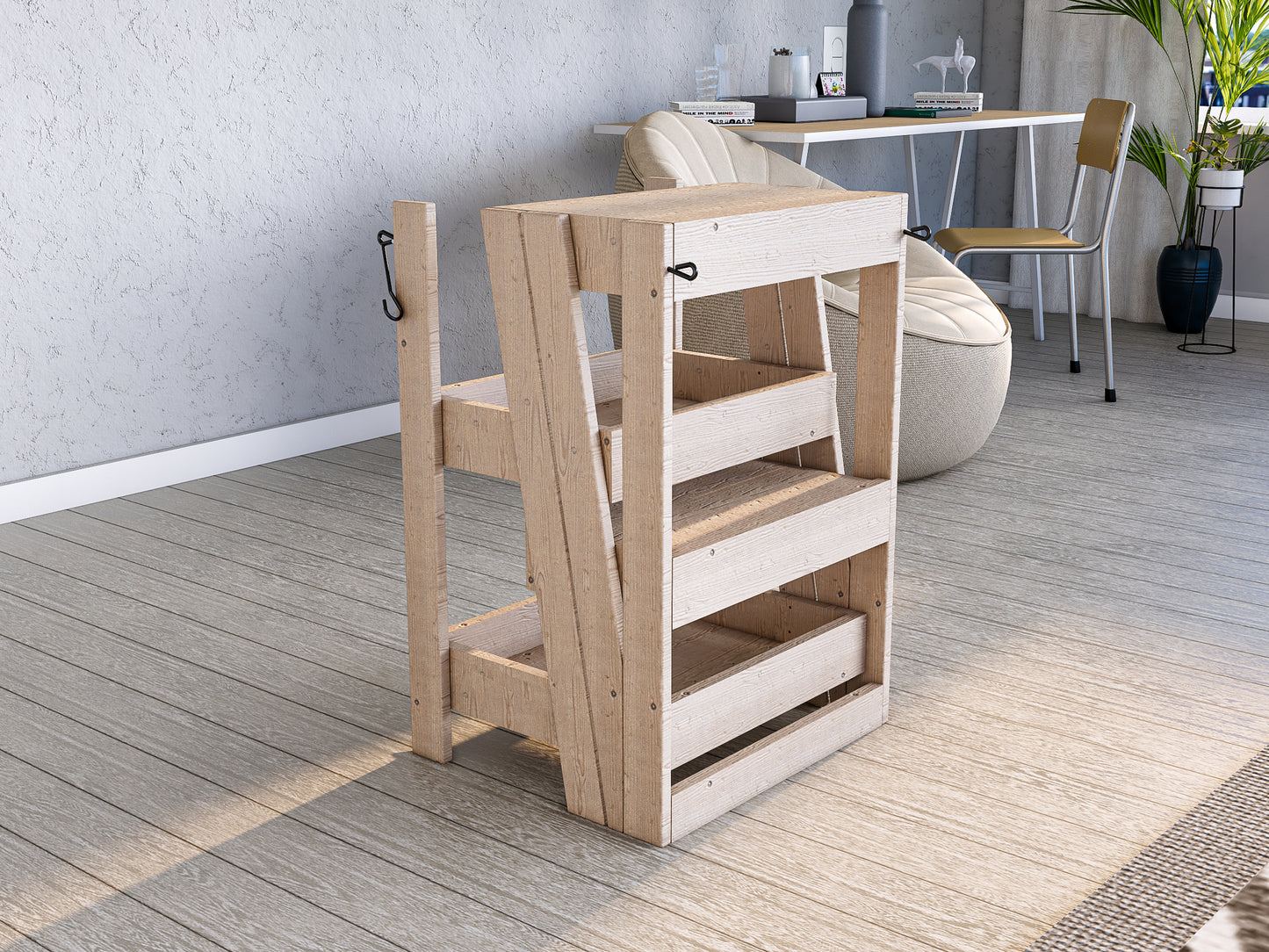 Foldable Wood Stand Plan for DIY Projects