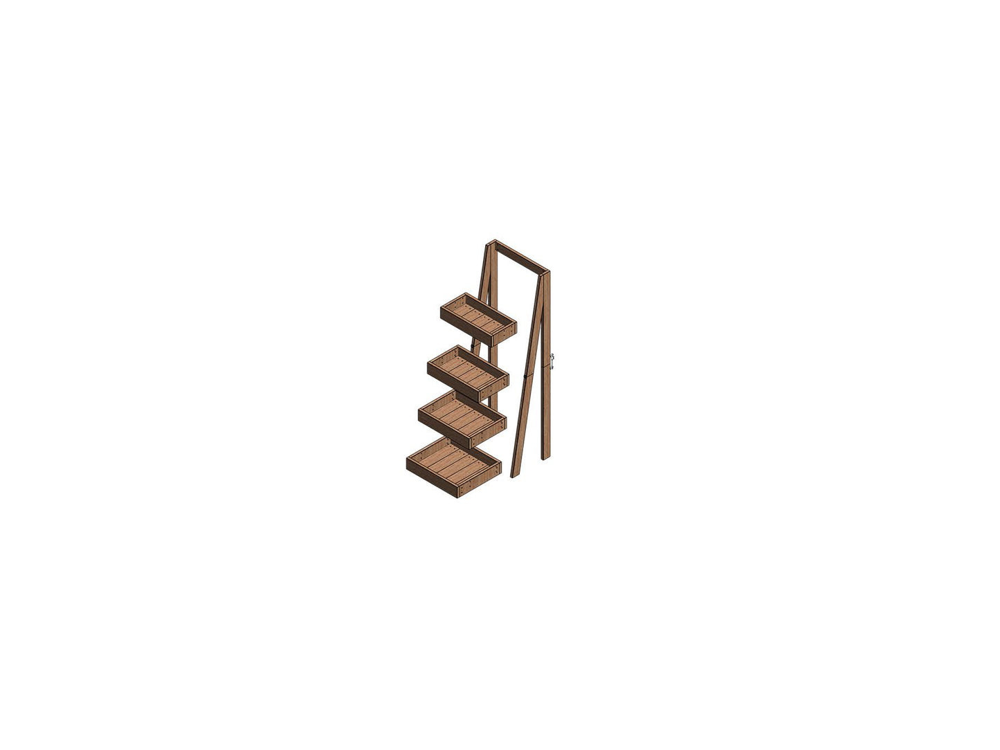 Foldable Wood Stand Plan for DIY Projects