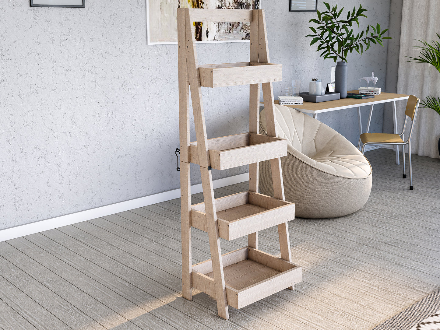 Foldable Wood Stand Plan for DIY Projects