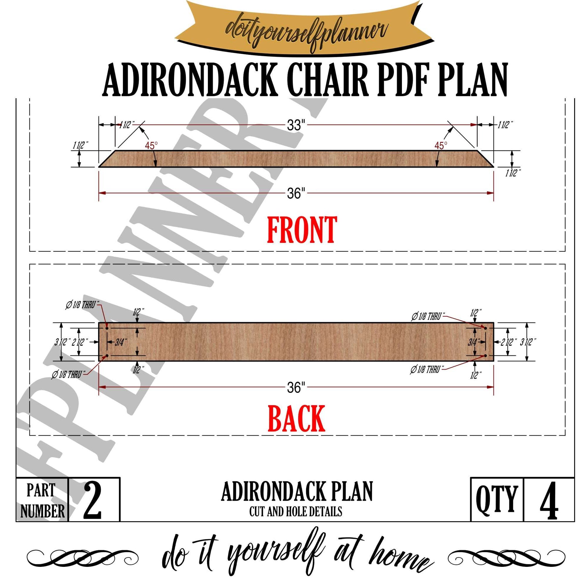 Craft Your Perfect Modern Adirondack Chair | Premium Woodworking Plans for Sale