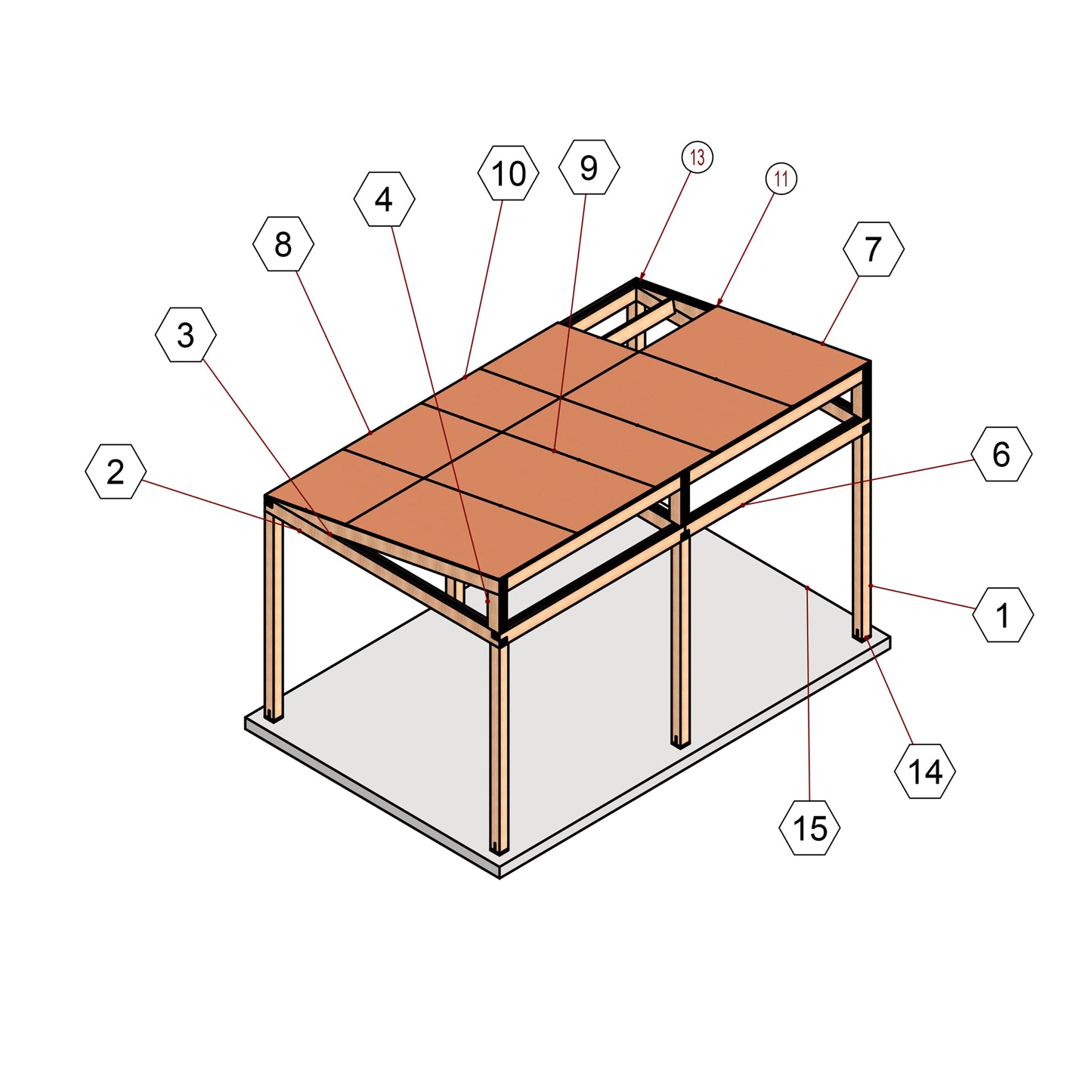 Ultimate Woodworking Plans: Build a Stylish Cover for Your Hot Tub/Swim Spa 12x19 carport
