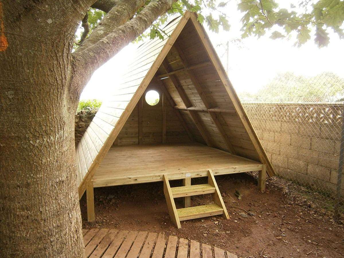 Tiny A-Frame Shed Plans - A Frame Cabin Plans, Tiny Home Build Plans