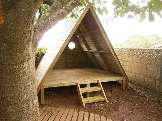 Tiny A-Frame Shed Plans - A Frame Cabin Plans, Tiny Home Build Plans
