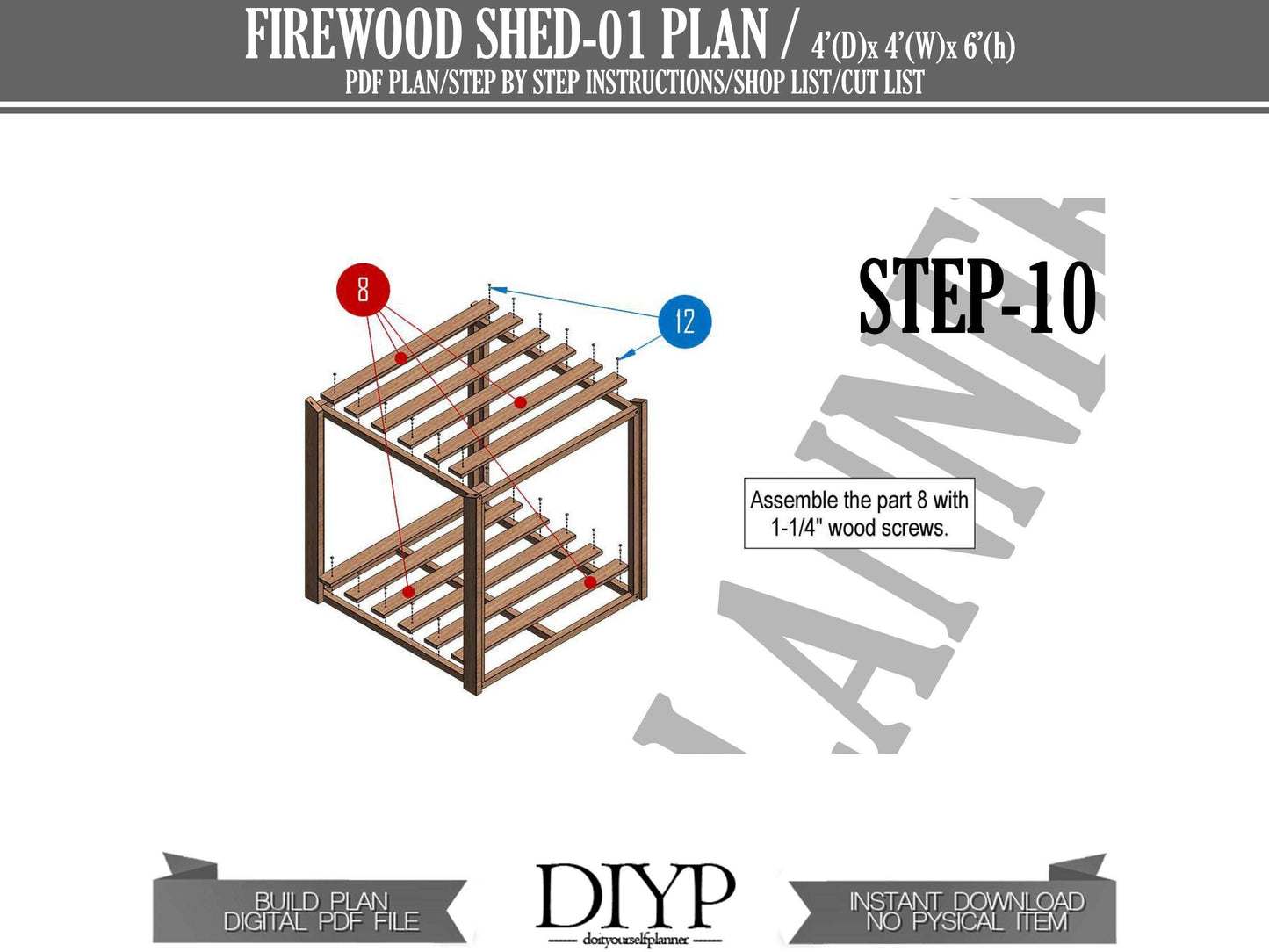 Firewood Shed Plans - How to build a firewood log rack