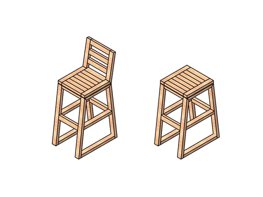 360 degree swivel chair plans, chair with stool plan, bar stool plans