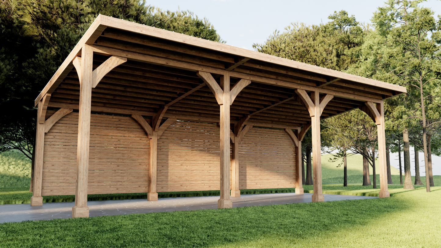 DIY Open Kitchen Plans: 14x36 ft (Sundeck or Garage Option)