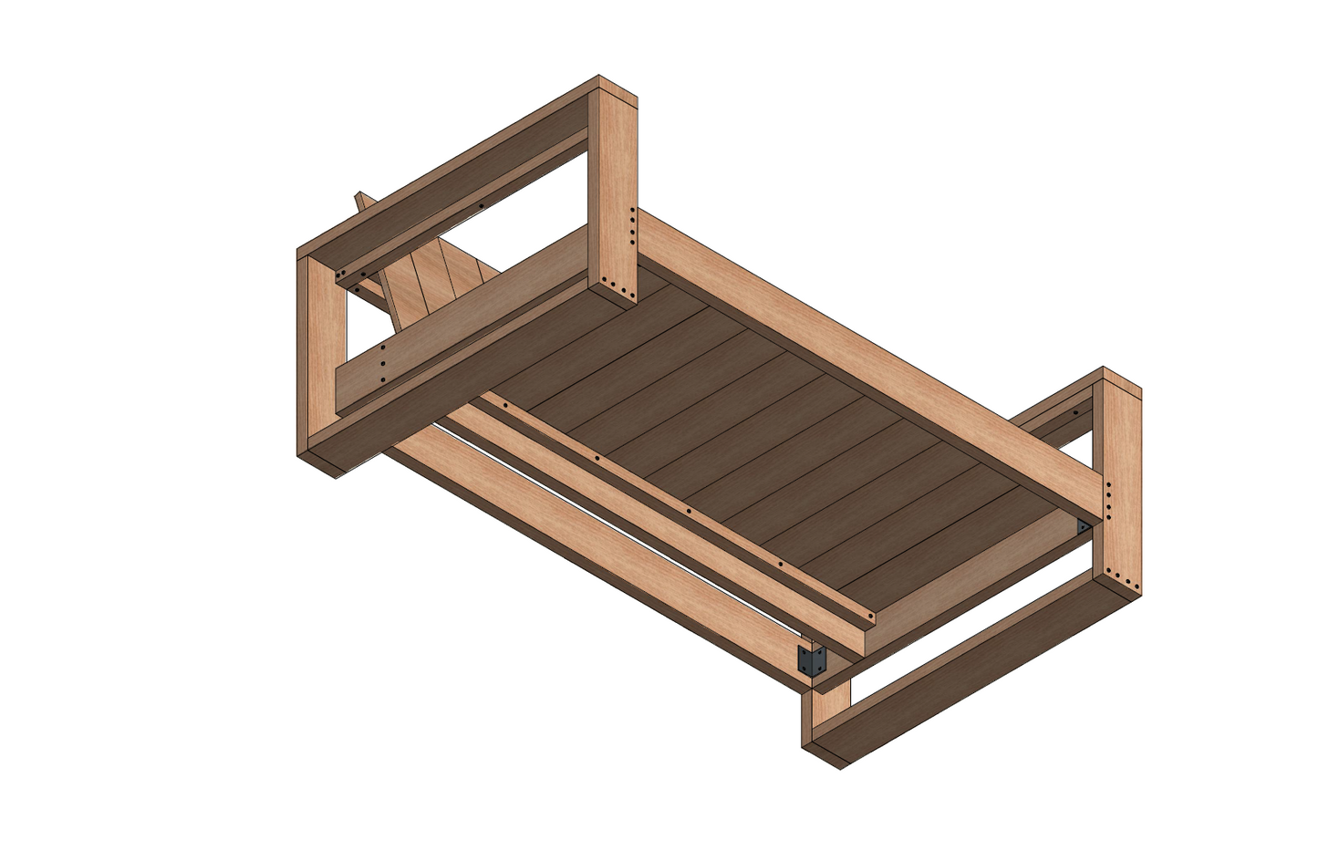 Modern Sofa Woodworking Plans - DIY Sofa with Construction Animation, Shopping List & Cutting List