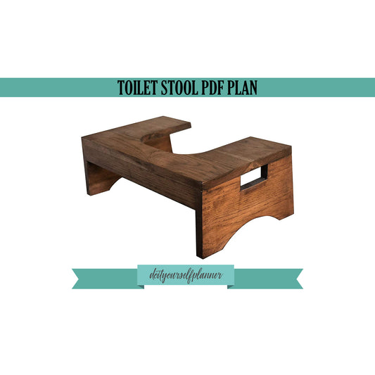 DIY Wooden Toilet Stool Plans