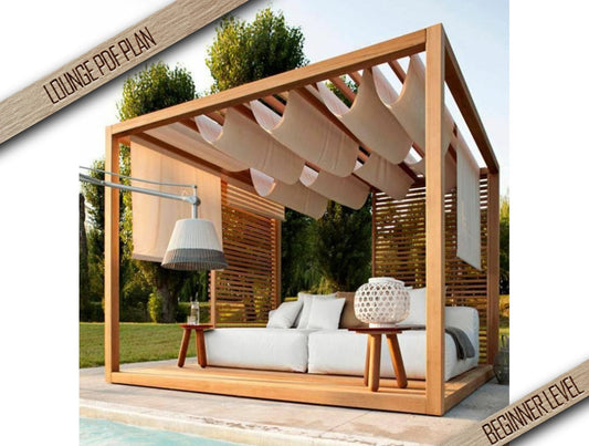 Pergola plan, diy veranda plan, easy patio plan,modern lounge plan, Shed plans for backyard ideas
