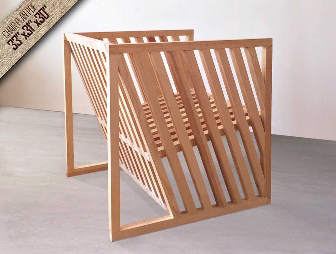 Adirondack Chair Plan - Outdoor Chair - Basic Chairs - Terrace Furnitures - Wooden Chair