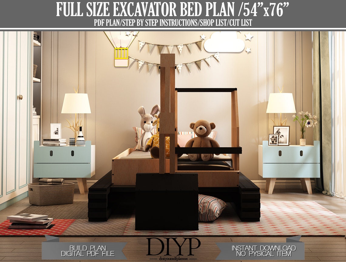 Full size bed frame plans, build plans for bed frame, easy woodworking projects, build your own bed