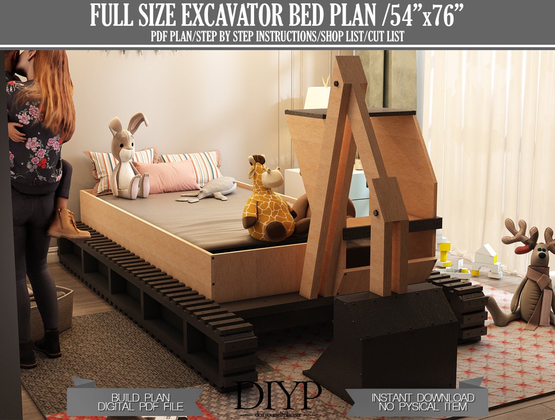 Full size bed frame plans, build plans for bed frame, easy woodworking projects, build your own bed