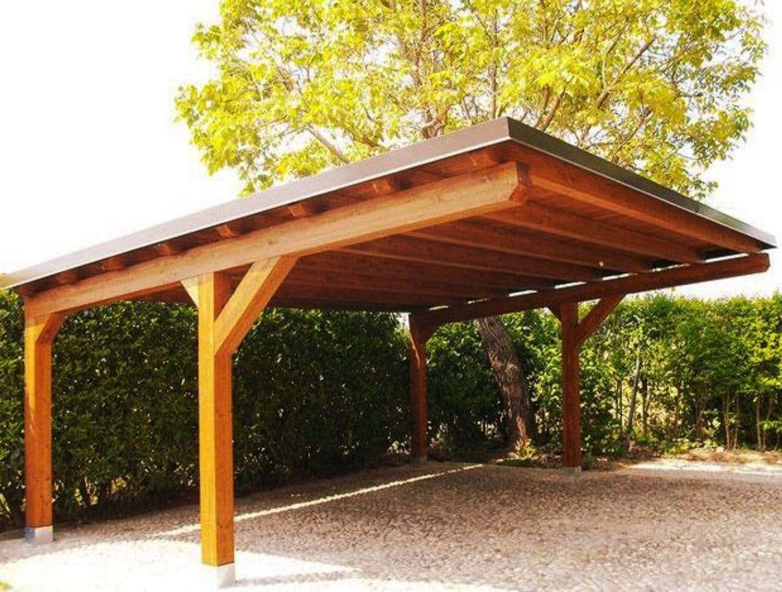 20'x20' Carport Plans DIY Wooden car garage - Download Printable PDF