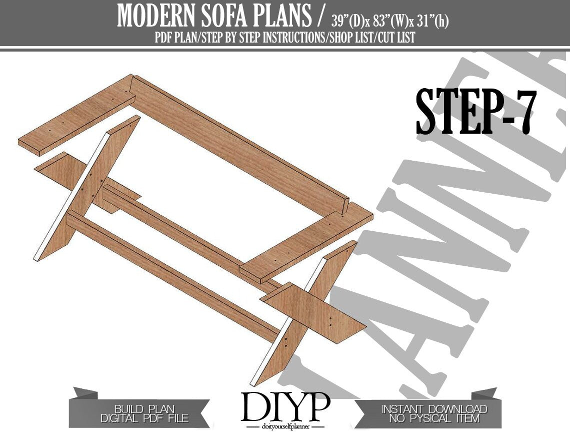 Diy plans for modern wooden sofa plans, easy and cheap sofa build plans, woodworking plans for sofa