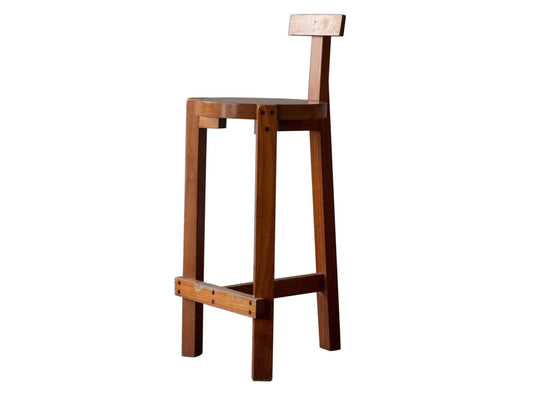 Rustic bar stool pdf plan , Rustic Reclaimed wooden chair diy plans