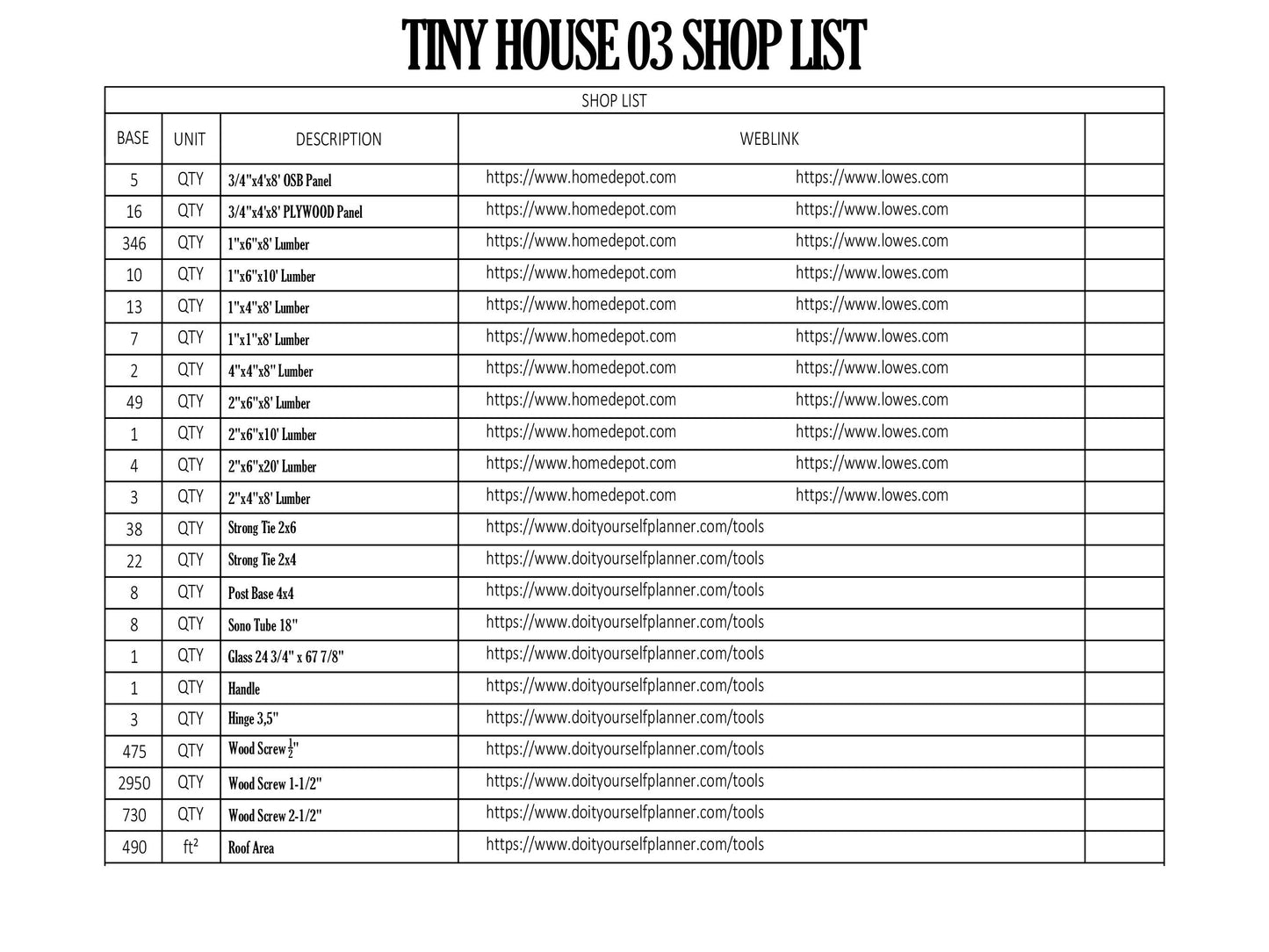 Tiny cabin plans, backyard office plans, small tiny house
