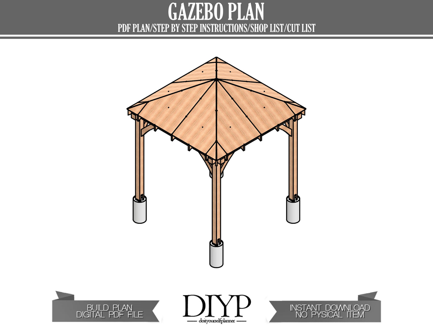 10x10 Pergola plan,Gazebo plans,shelter plans,veranda plans,10x10 Shed plans