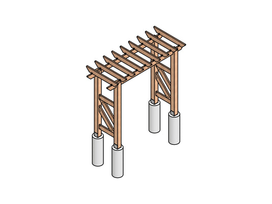 DIY arbor plan , arbor gate plans