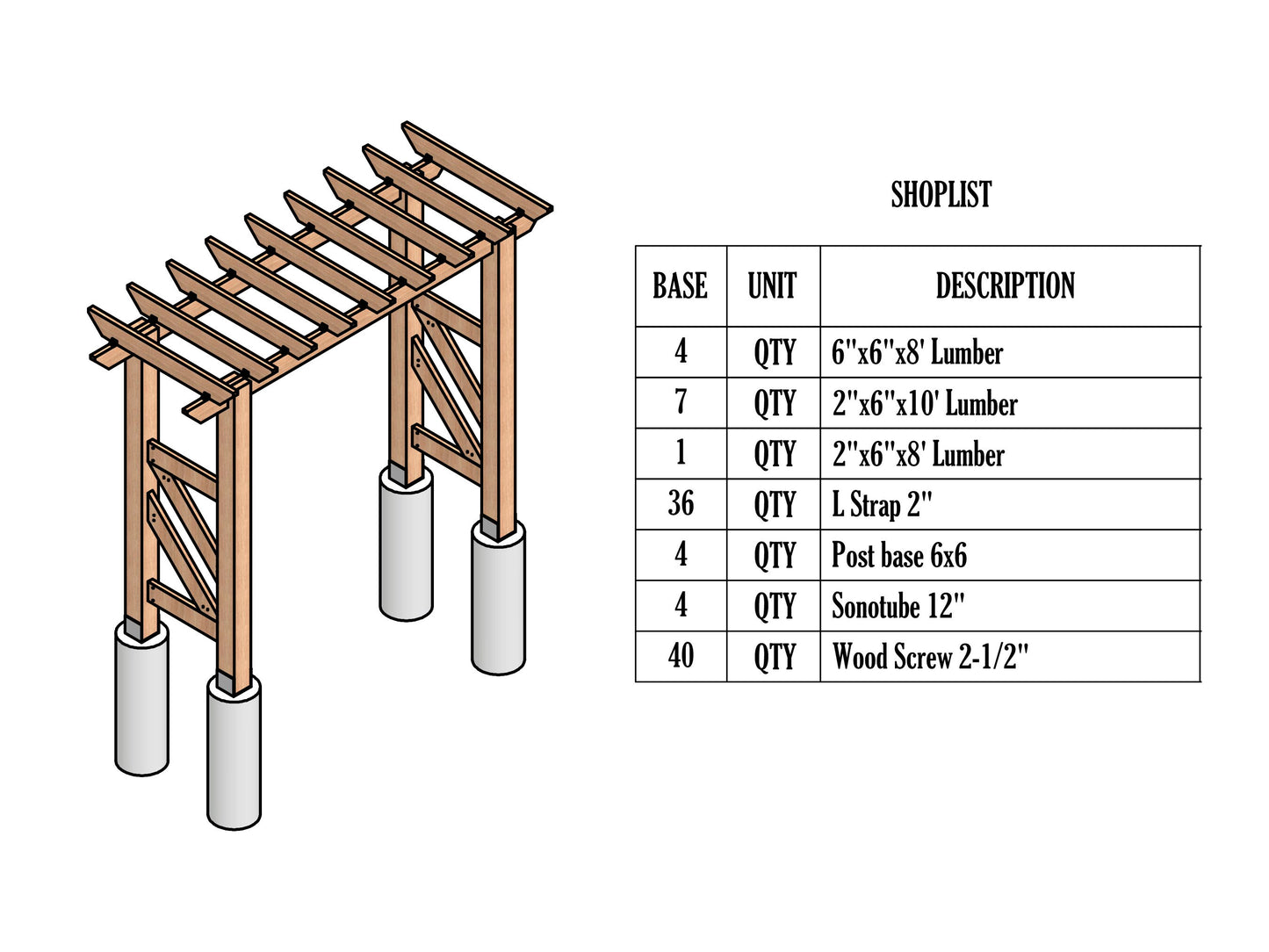 DIY arbor plan , arbor gate plans