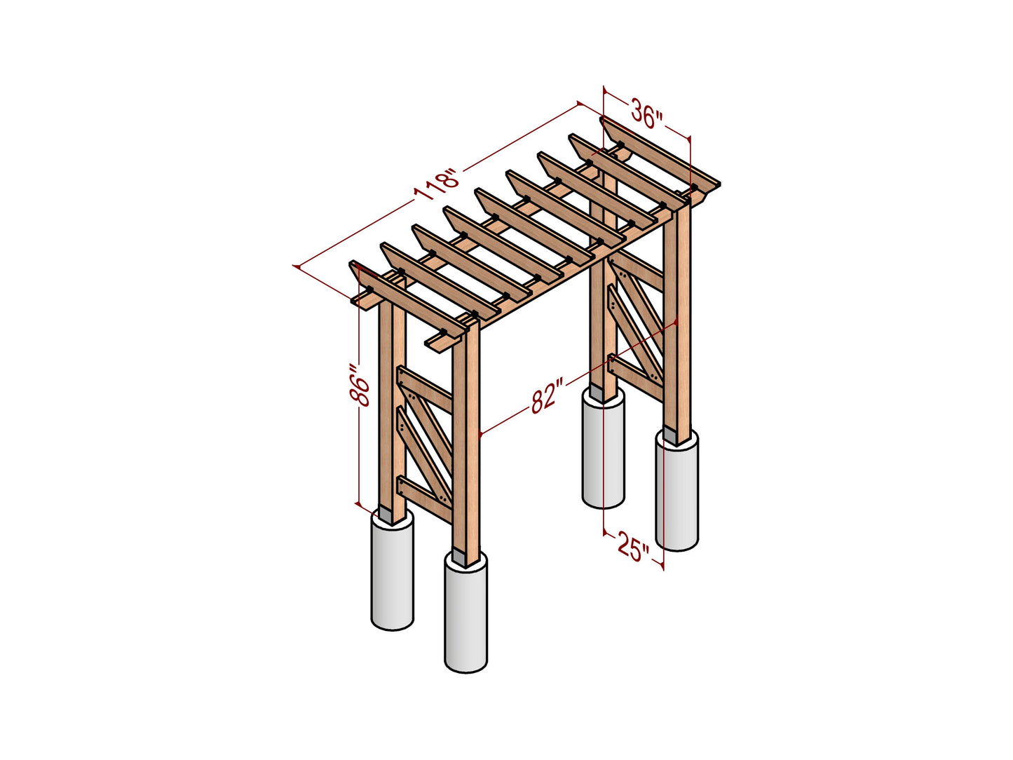 DIY arbor plan , arbor gate plans