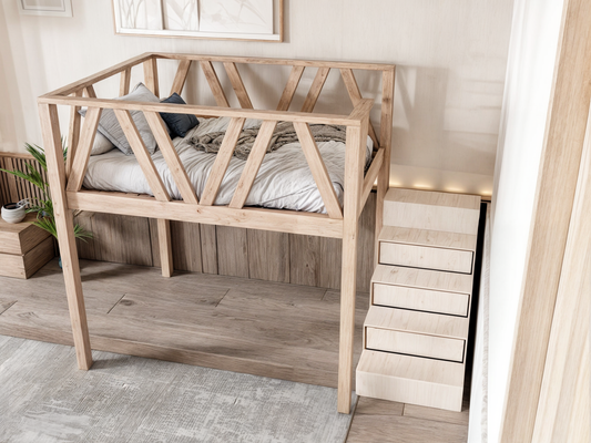 DIY Full Size Bunk Bed plan