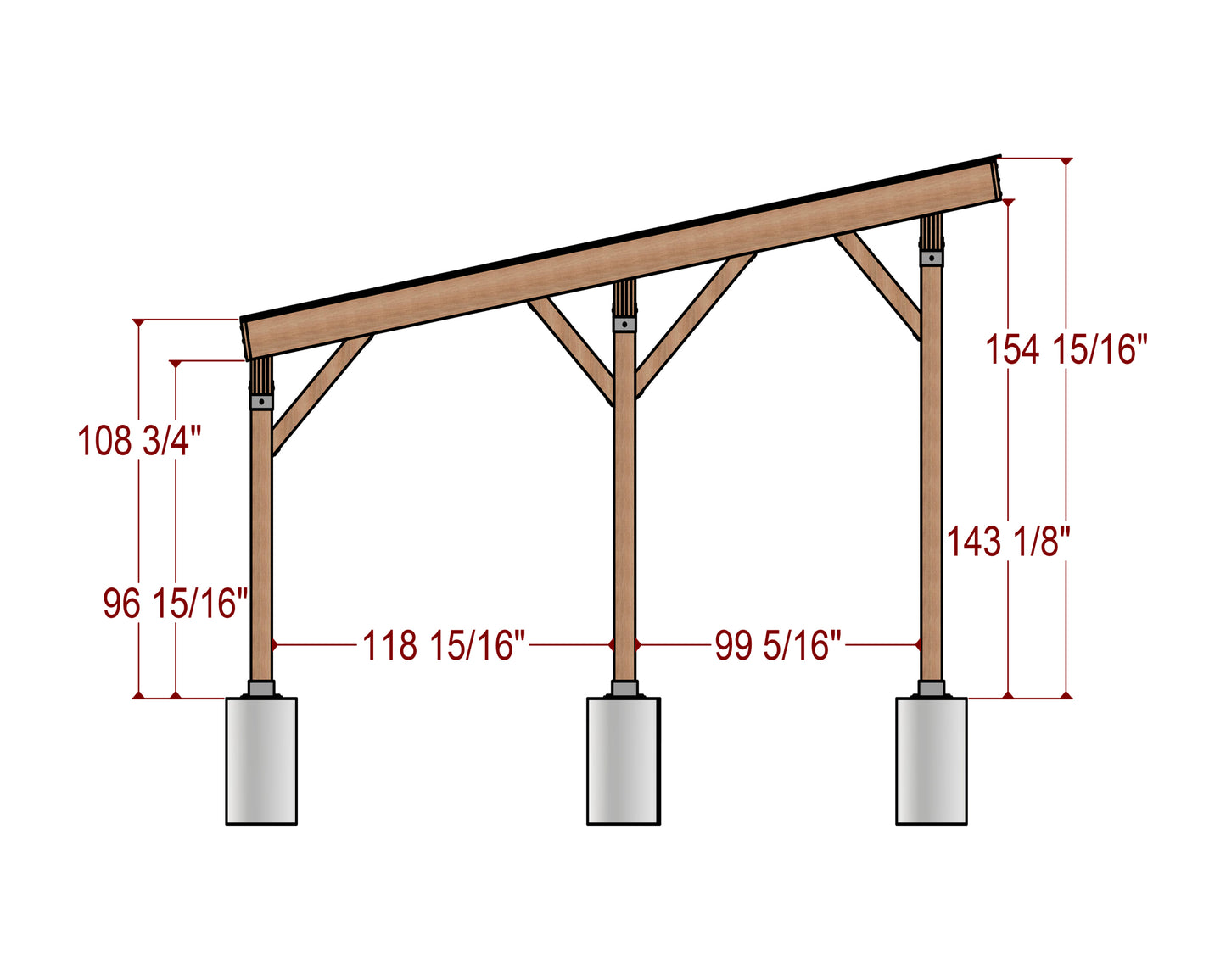 20x26 Carport Plans with Construction Animation, DIY Woodworking Blueprints