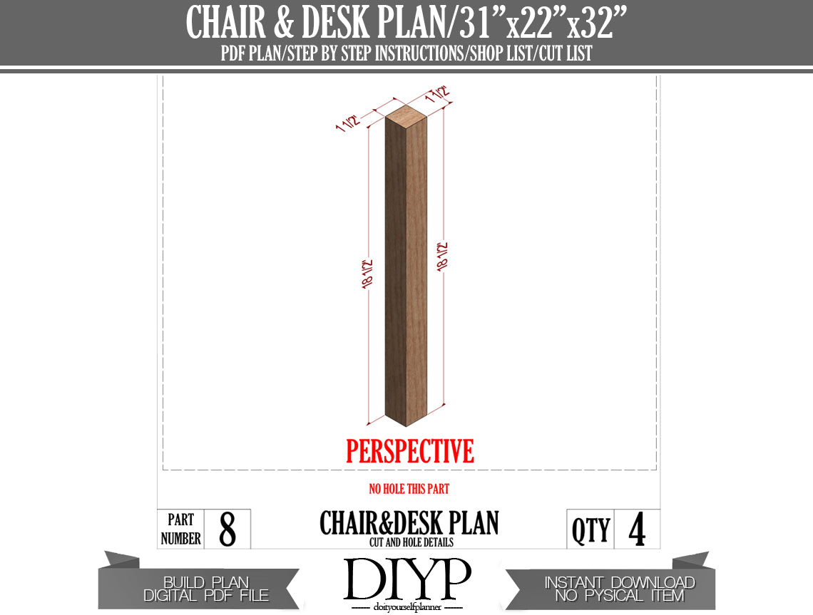 DIY 31x22 Inch Table and Chair Plan | 2x2 Lumber | Easy-to-Follow Woodworking Plans with Animation