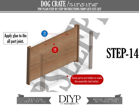 DIY Doghouse Plans: Build a Cozy Kennel (75x27x43 inches) with Animation & Cutting List