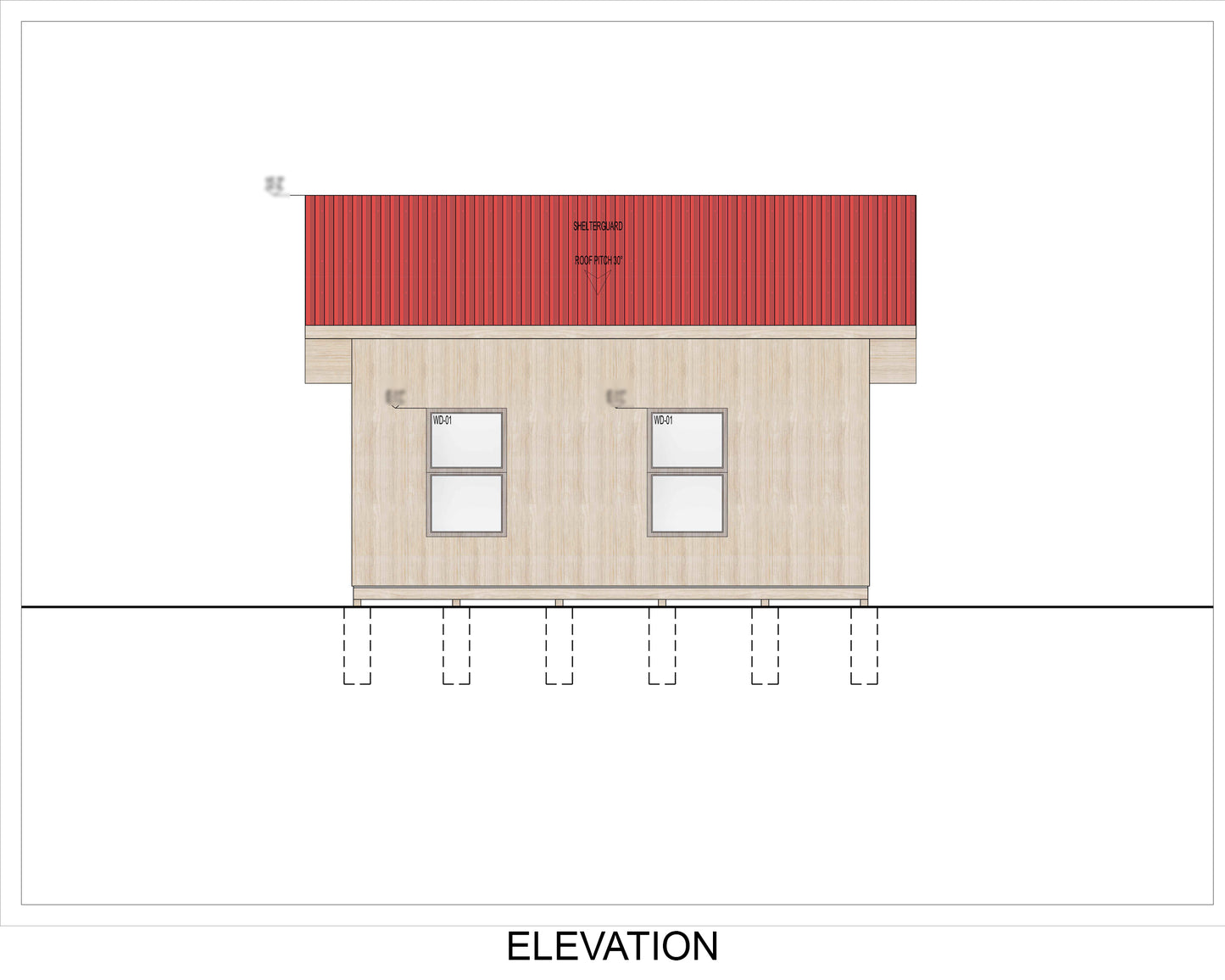 Modern Farmhouse House Plans with Veranda | 20x16 Single Story Home | Printable PDF | Instant Download