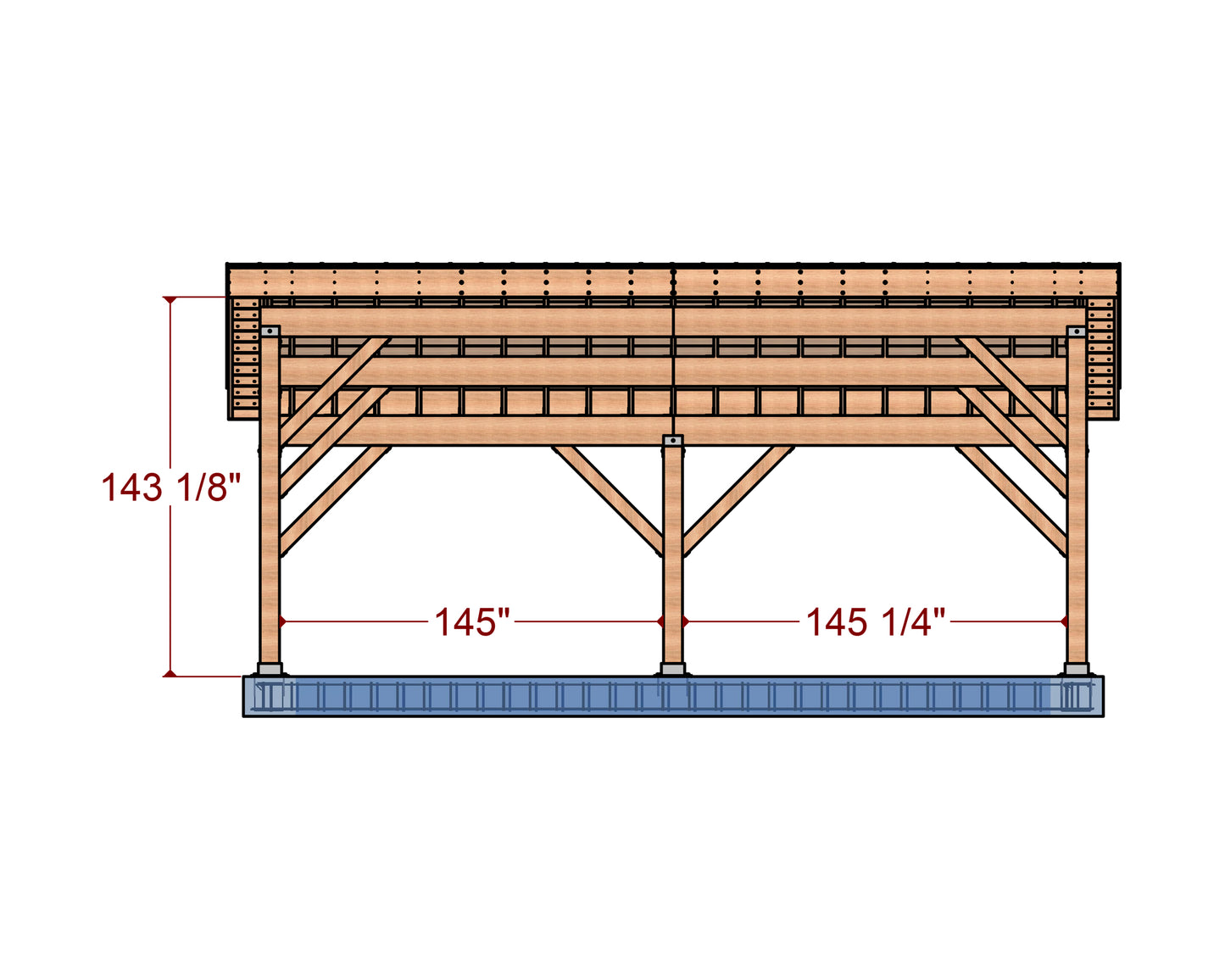 20x26 Carport Plans with Construction Animation, DIY Woodworking Blueprints