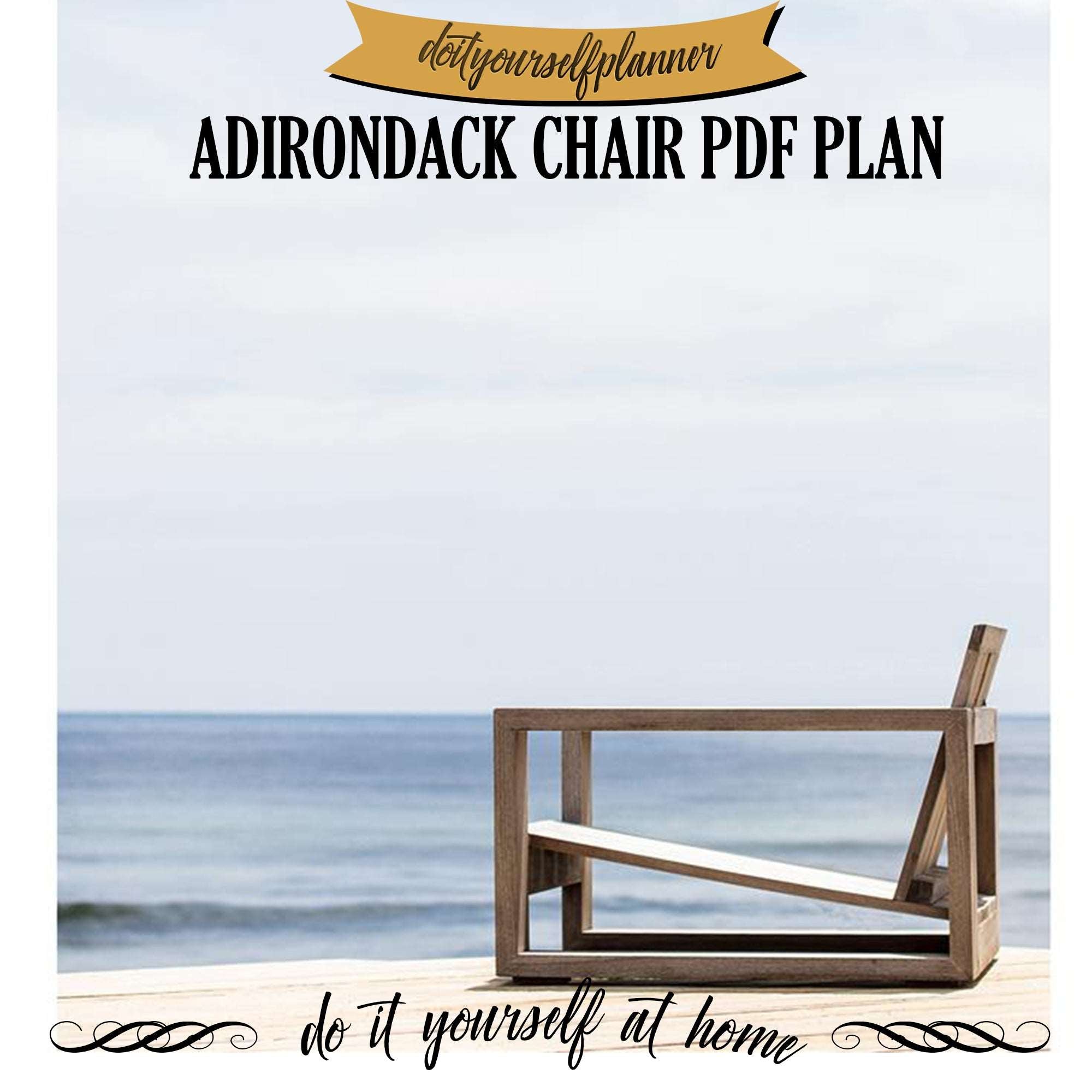 Craft Your Perfect Modern Adirondack Chair Premium Woodworking Plans   Adirondack Listing5  1 