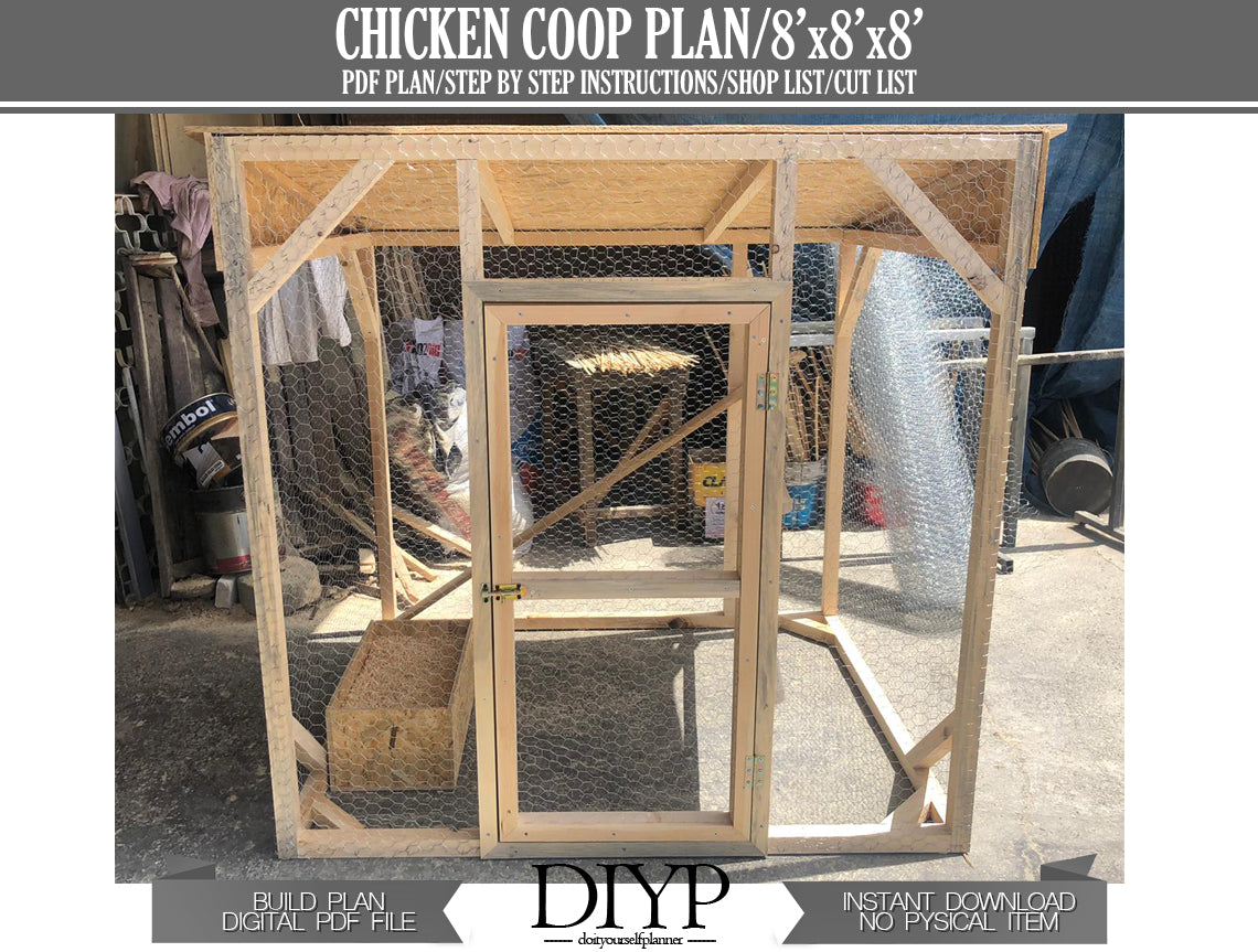 Chicken Coop Plans, build plans for coop, easy woodworking plans