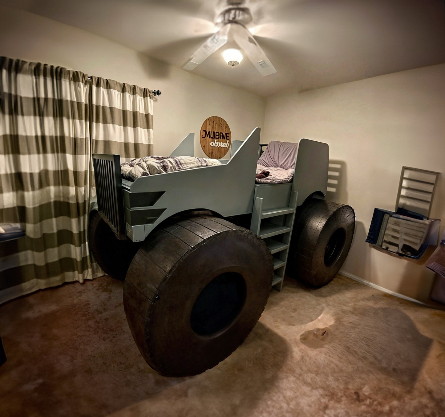 DIY Monster Truck Bed Plans: Build an Epic 90x190cm Bed for Your Child