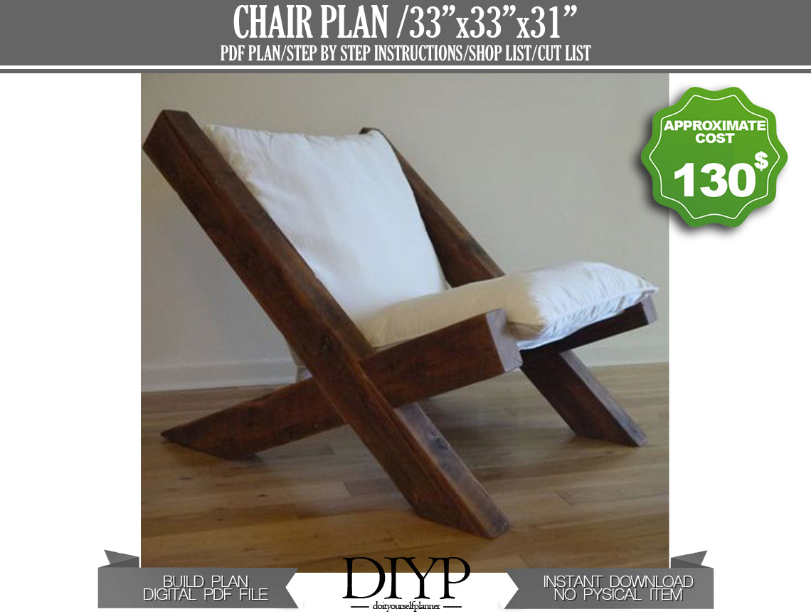 Lounge chair plans , easy woodworking plans for wooden chair