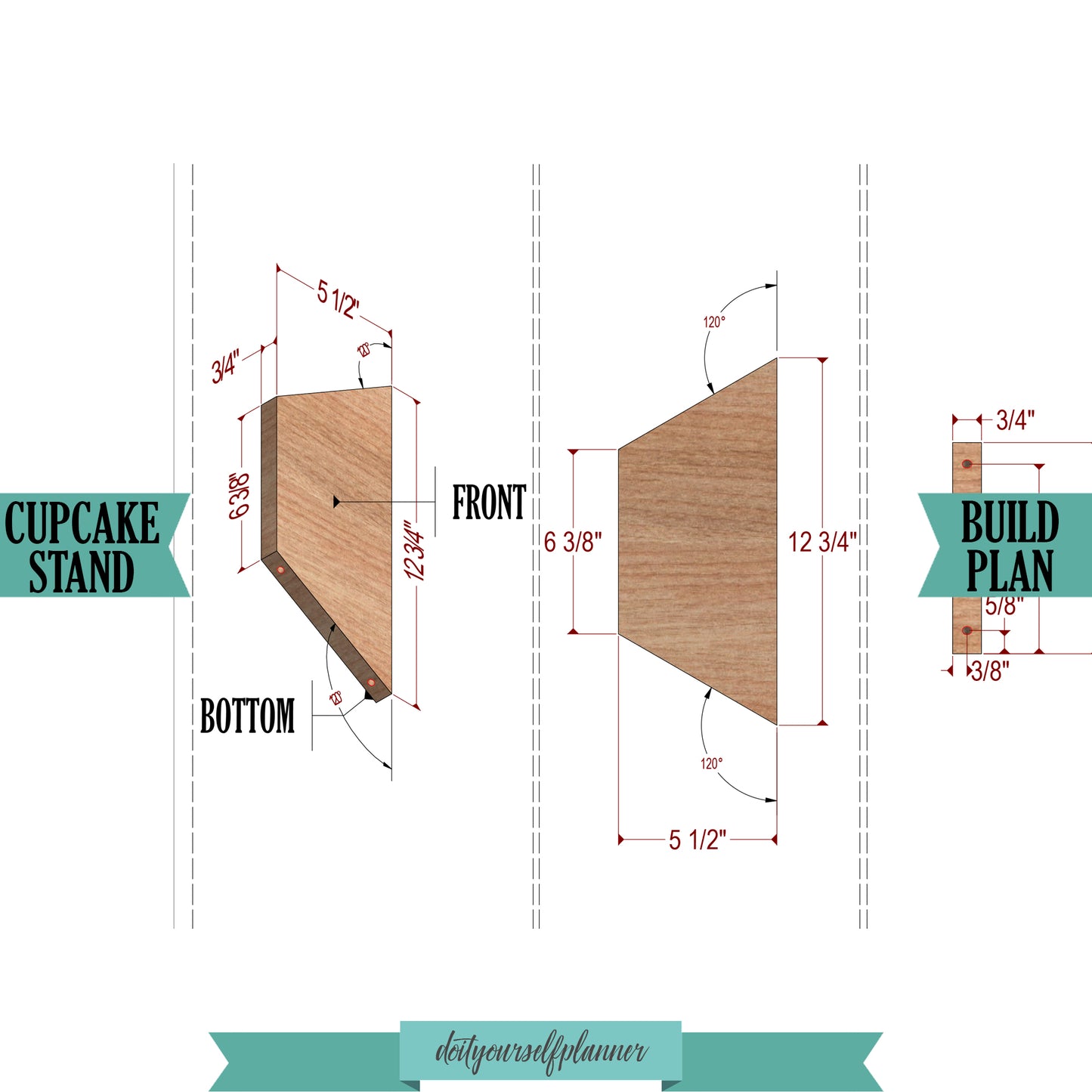 DIY Portable Cupcake Stand Plans - Build Your Own Stunning Dessert Display