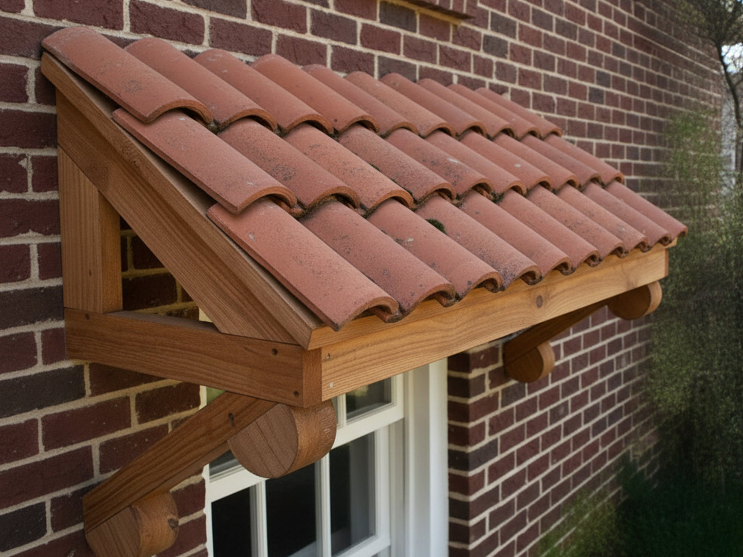 Window Awning Woodworking Plan | 48" DIY Exterior Cover PDF with Step-by-Step Guide