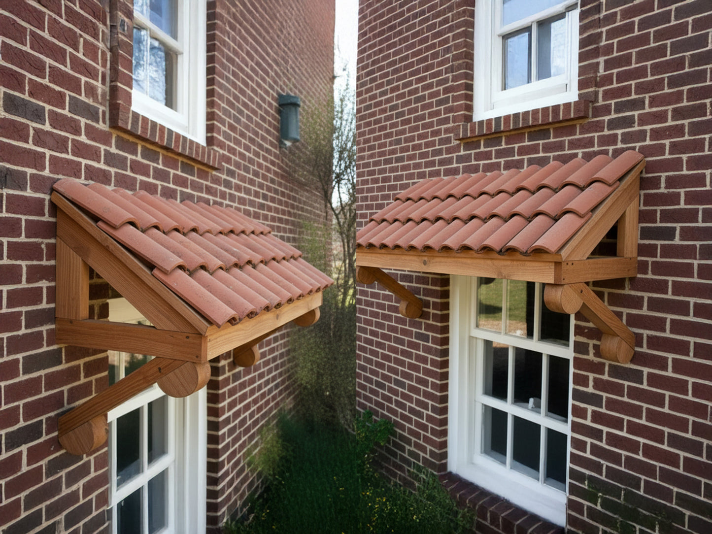 Window Awning Woodworking Plan | 48" DIY Exterior Cover PDF with Step-by-Step Guide