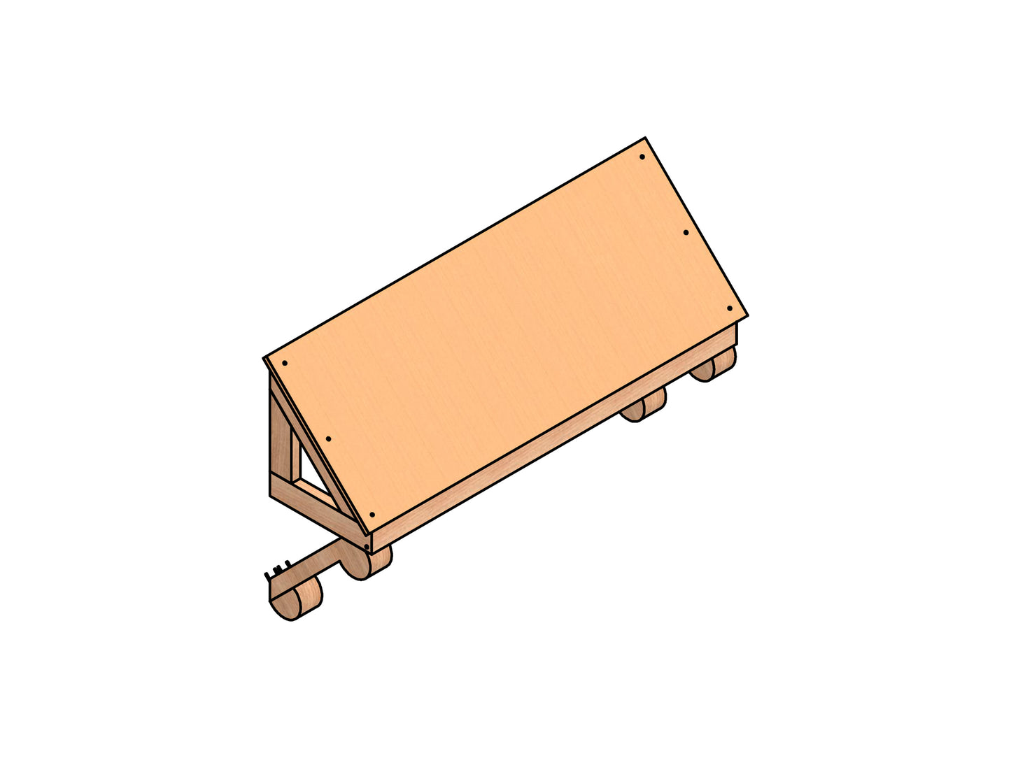 Window Awning Woodworking Plan | 48" DIY Exterior Cover PDF with Step-by-Step Guide